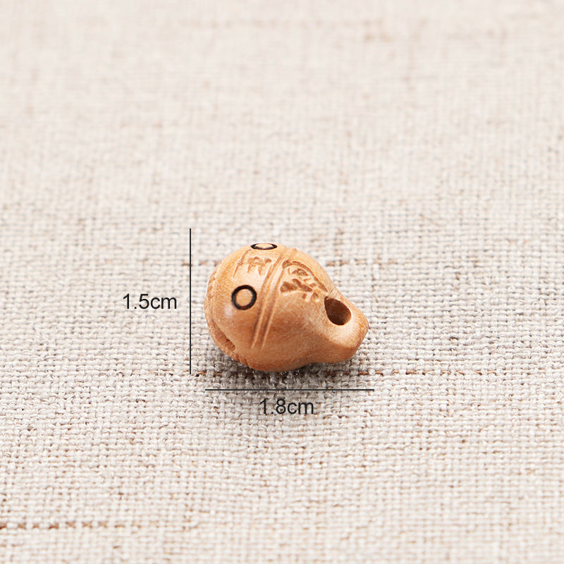 Head Chinese Block Fish Flower Two-color Pendants