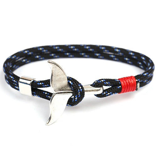 Style Whale Tail Parachute Cord Handmade Bracelets