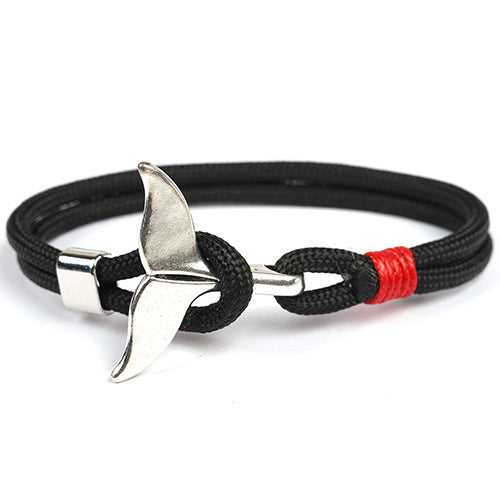 Style Whale Tail Parachute Cord Handmade Bracelets