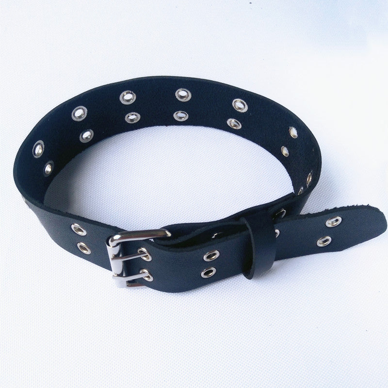 Leather Wide Fashion Retro Double Row Air Bracelets