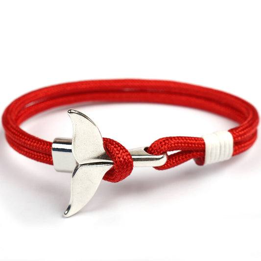 Style Whale Tail Parachute Cord Handmade Bracelets