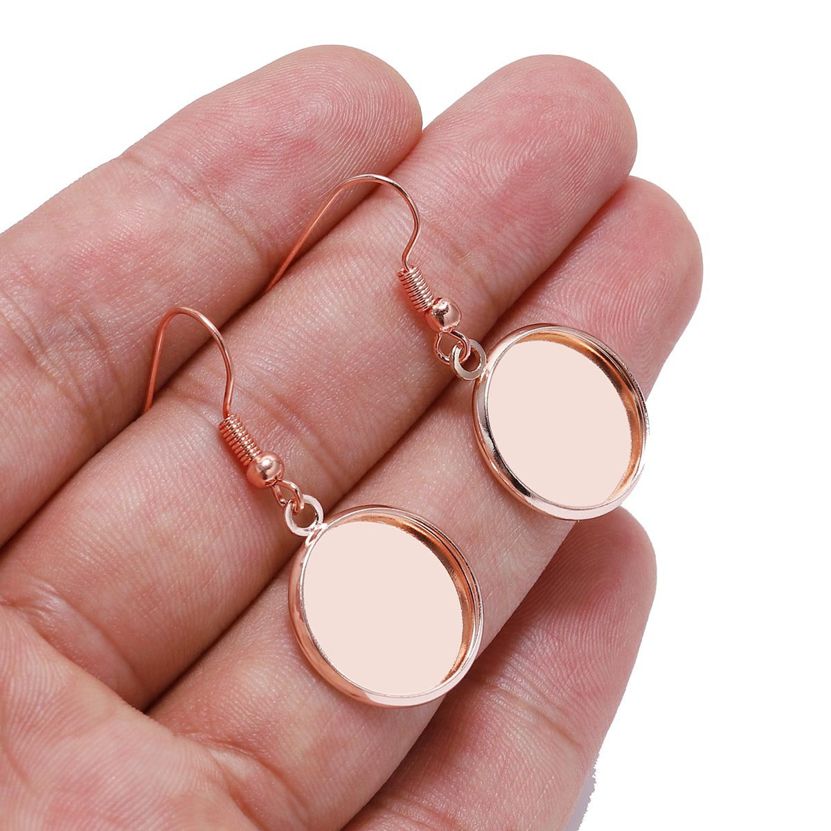 Classy Eardrop Frame Hook Metal Plated Jewelry Accessories