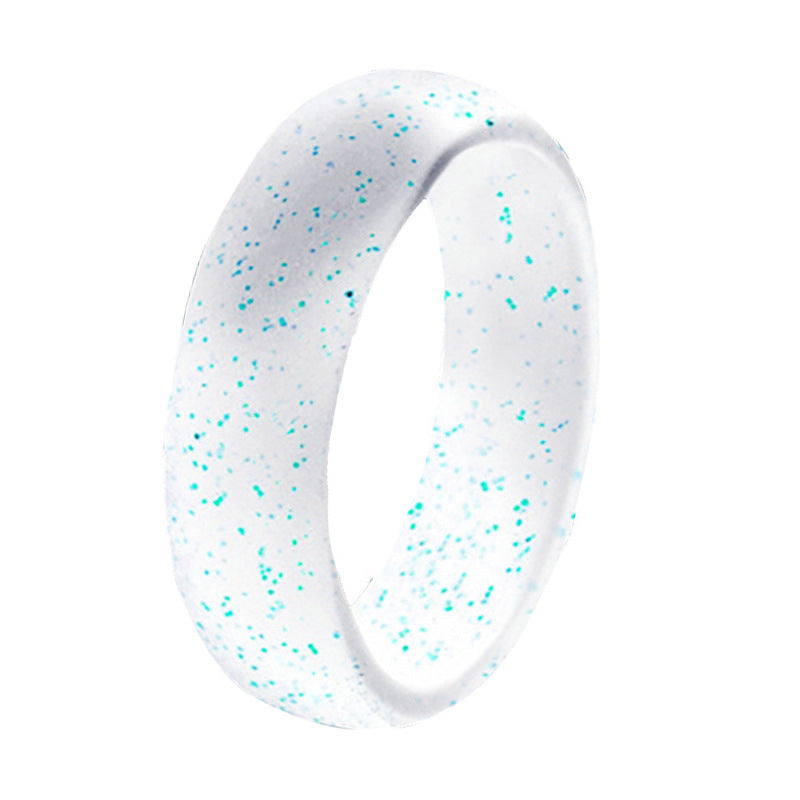 Women's Silica Gel Jewelry Matchmaking Ornament Sports Rings