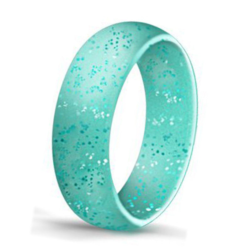 Women's Silica Gel Jewelry Matchmaking Ornament Sports Rings