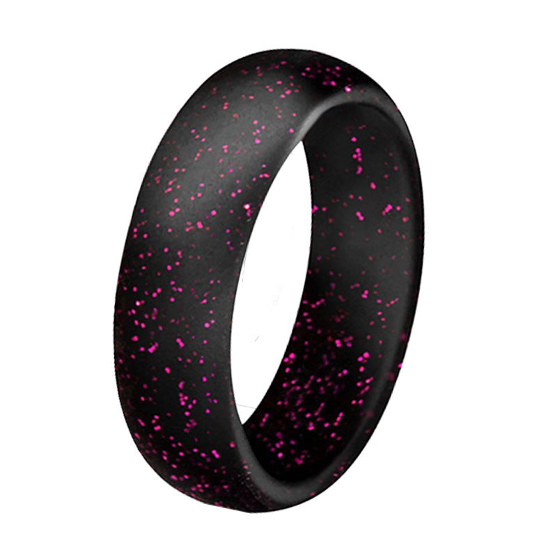 Women's Silica Gel Jewelry Matchmaking Ornament Sports Rings