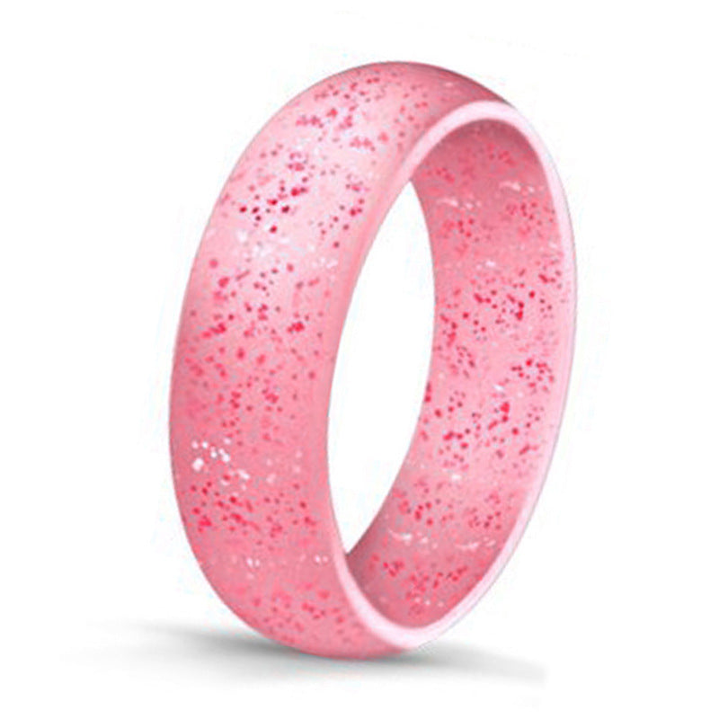 Women's Silica Gel Jewelry Matchmaking Ornament Sports Rings