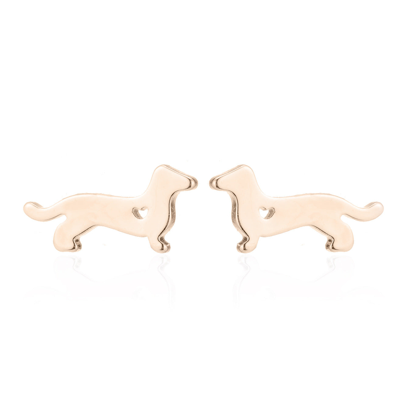 Women's Simple Cute Animal Ornament Short-legged Dog Earrings