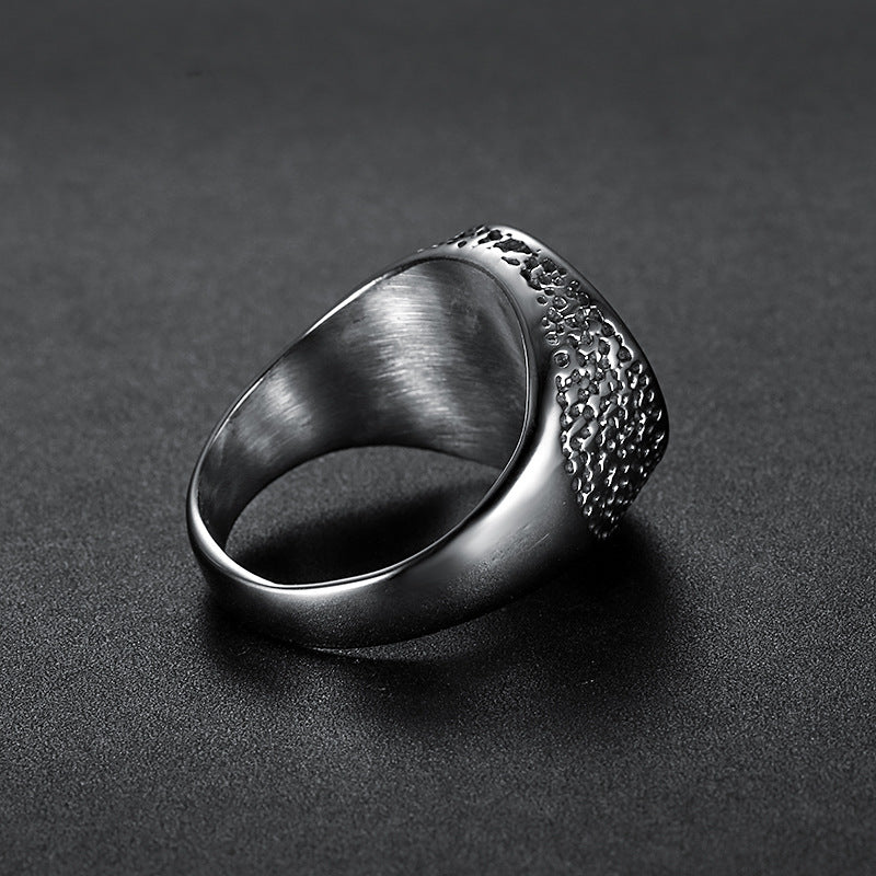 Men's Egyptian Culture Eye Stainless Steel Horus Rings