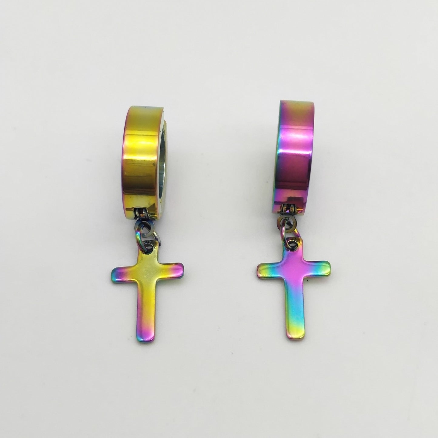 Source Cross Ear Clip Personalized Street Earrings