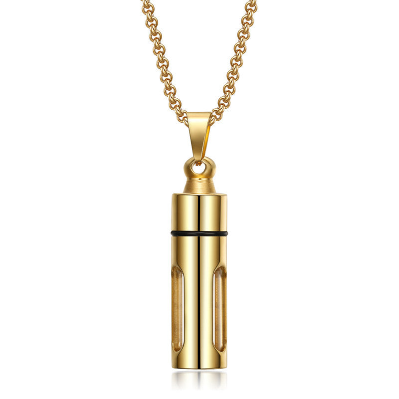 Women's & Men's Fashion Personality Can Open Perfume Bottle Trend Creative Necklaces