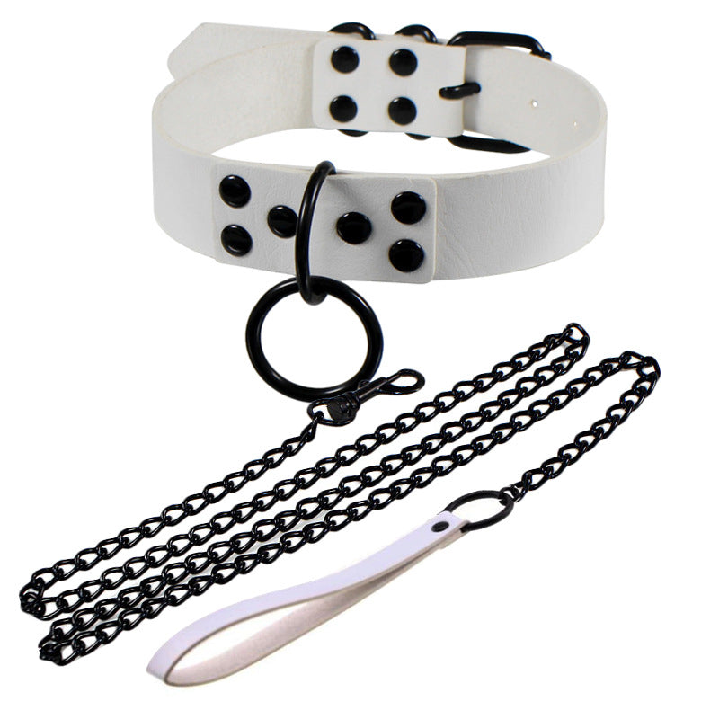 Gothic Style Leather Neckband Personality Fashion Necklaces