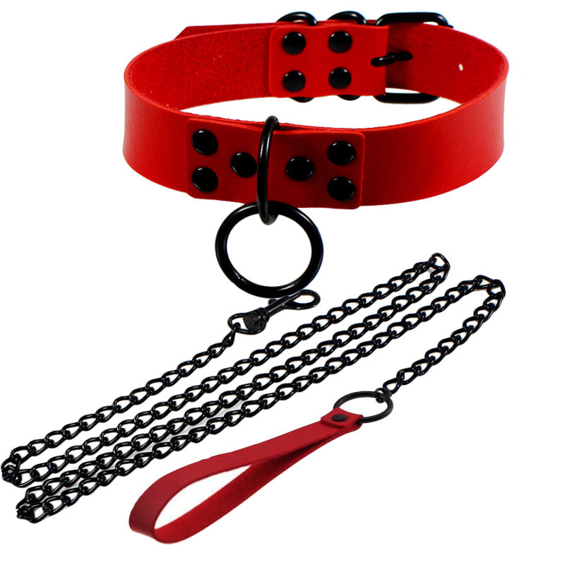 Gothic Style Leather Neckband Personality Fashion Necklaces