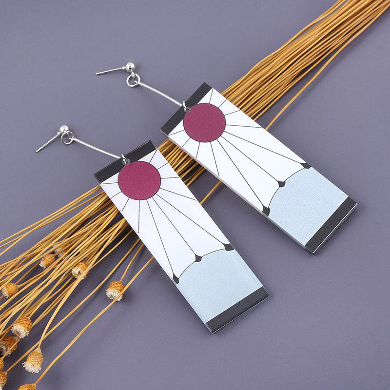 Anime Peripheral No Stove Door Auricular Earrings