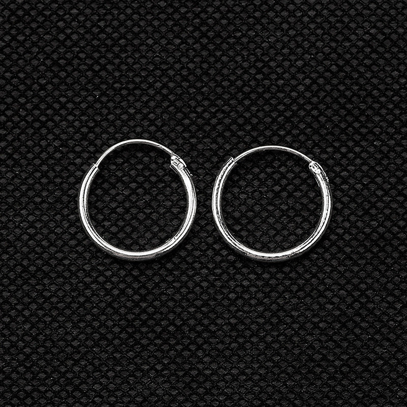 Women's & Men's Simple Graceful Hip Hop Punk Personality Geometry Round Earrings