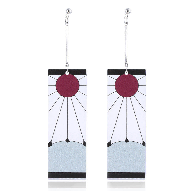 Anime Peripheral No Stove Door Auricular Earrings