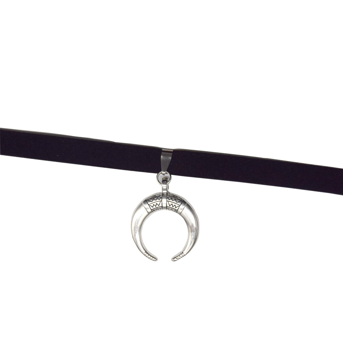 Versatile Dark Retro Crescent Clavicle Chain Collar
