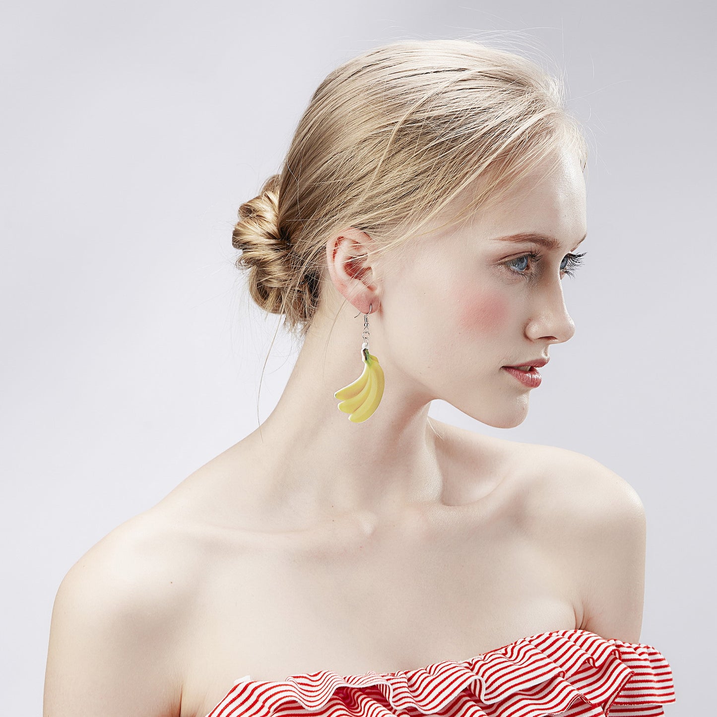 Women's Acrylic Fruit Coconut Tree Summer Fashion Earrings