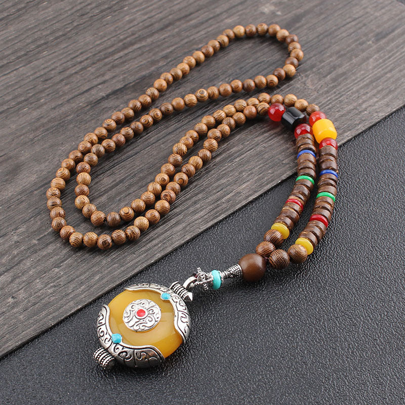 Women's & Men's Chain Chicken Wings Bead Long Scenic Necklaces