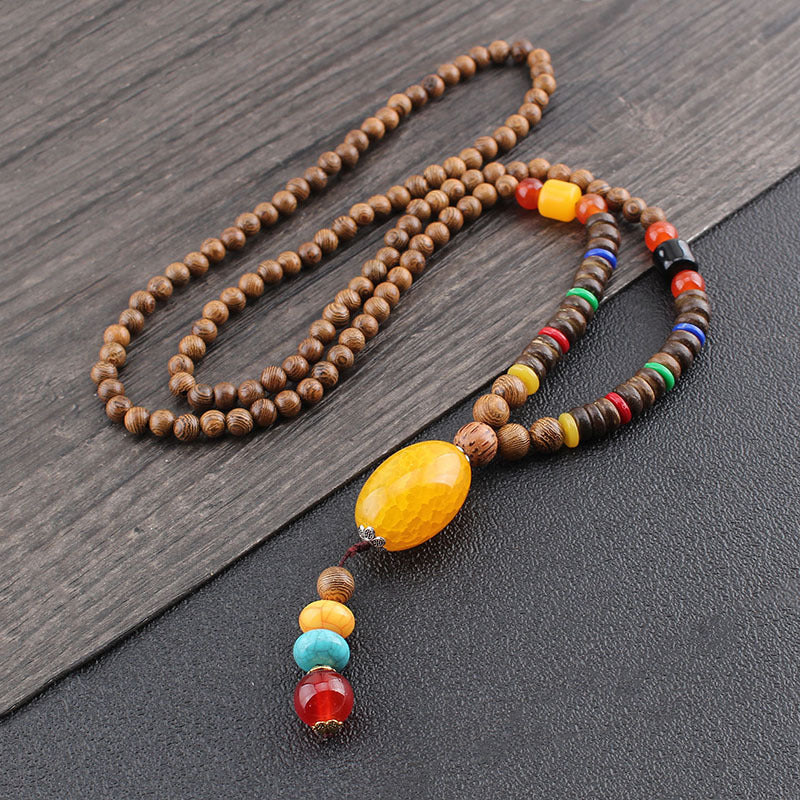Women's & Men's Chain Chicken Wings Bead Long Scenic Necklaces