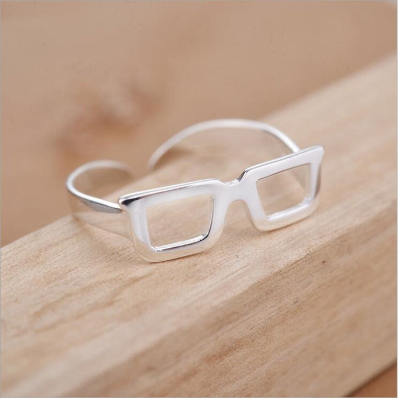 Fashion Simple Artistic Glasses Fresh Creative Ring