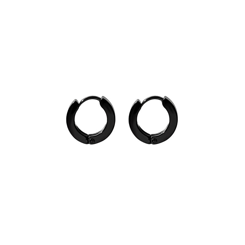 Women's & Men's Stainless Steel Round Ear Clip Fashion Earrings
