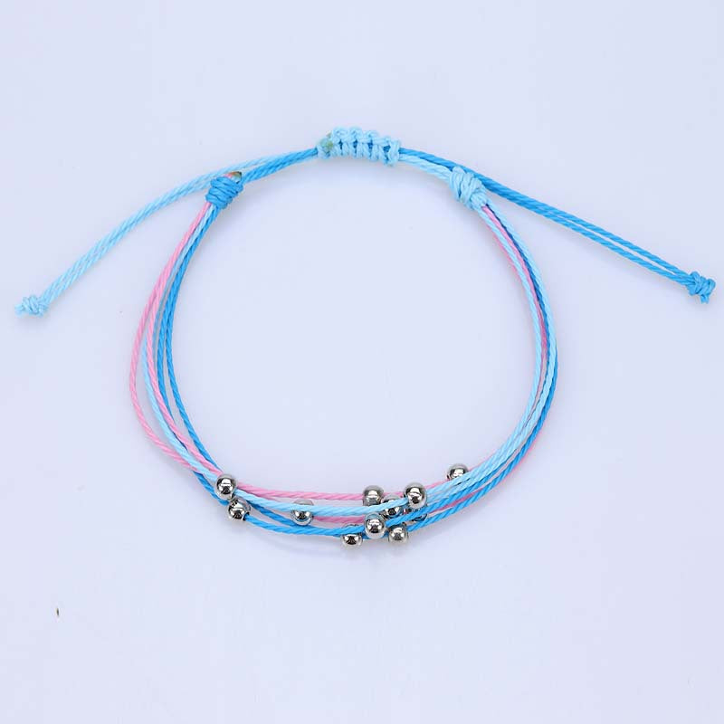 Bohemian Taiwan Wax Line Hand-woven Thread Bracelets