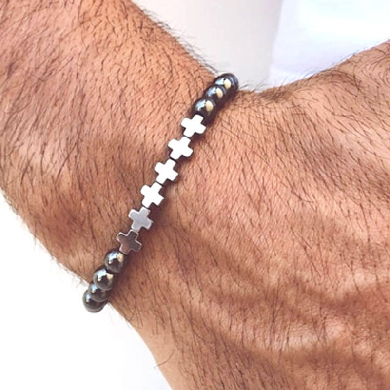 Men's Fashion Luxury Charm Hand Zircon Head Bracelets