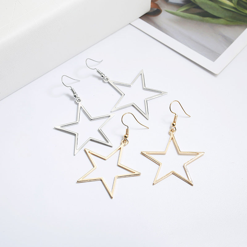 Bohemian Fashion Personality Exaggerated Metal Large Earrings