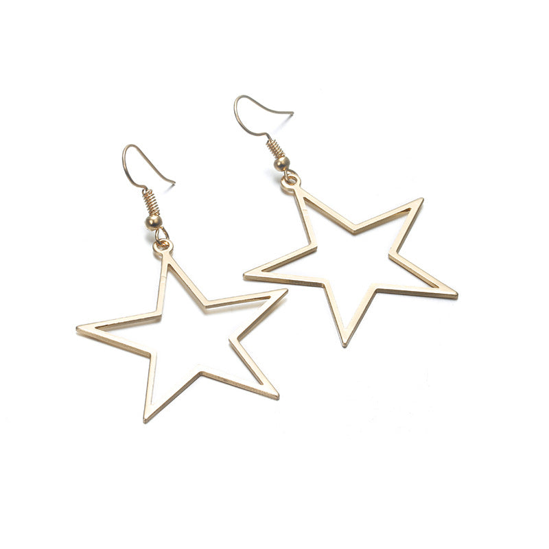 Bohemian Fashion Personality Exaggerated Metal Large Earrings