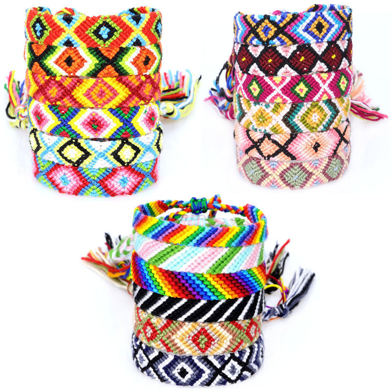 Strength Hand Weaving Anklet Beaded Proofing Bracelets