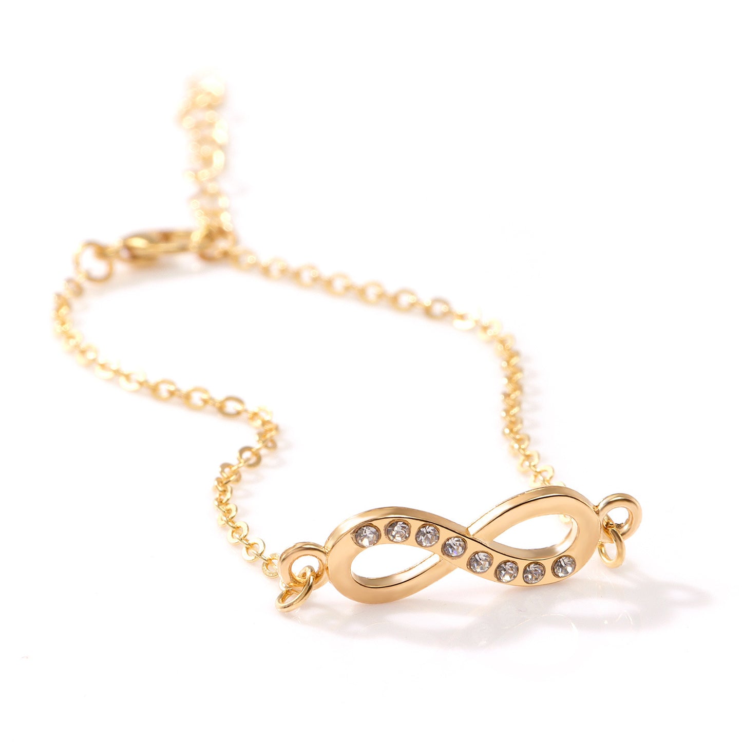 Women's Alloy Diamond Infinite Mori Personality Simple Bracelets