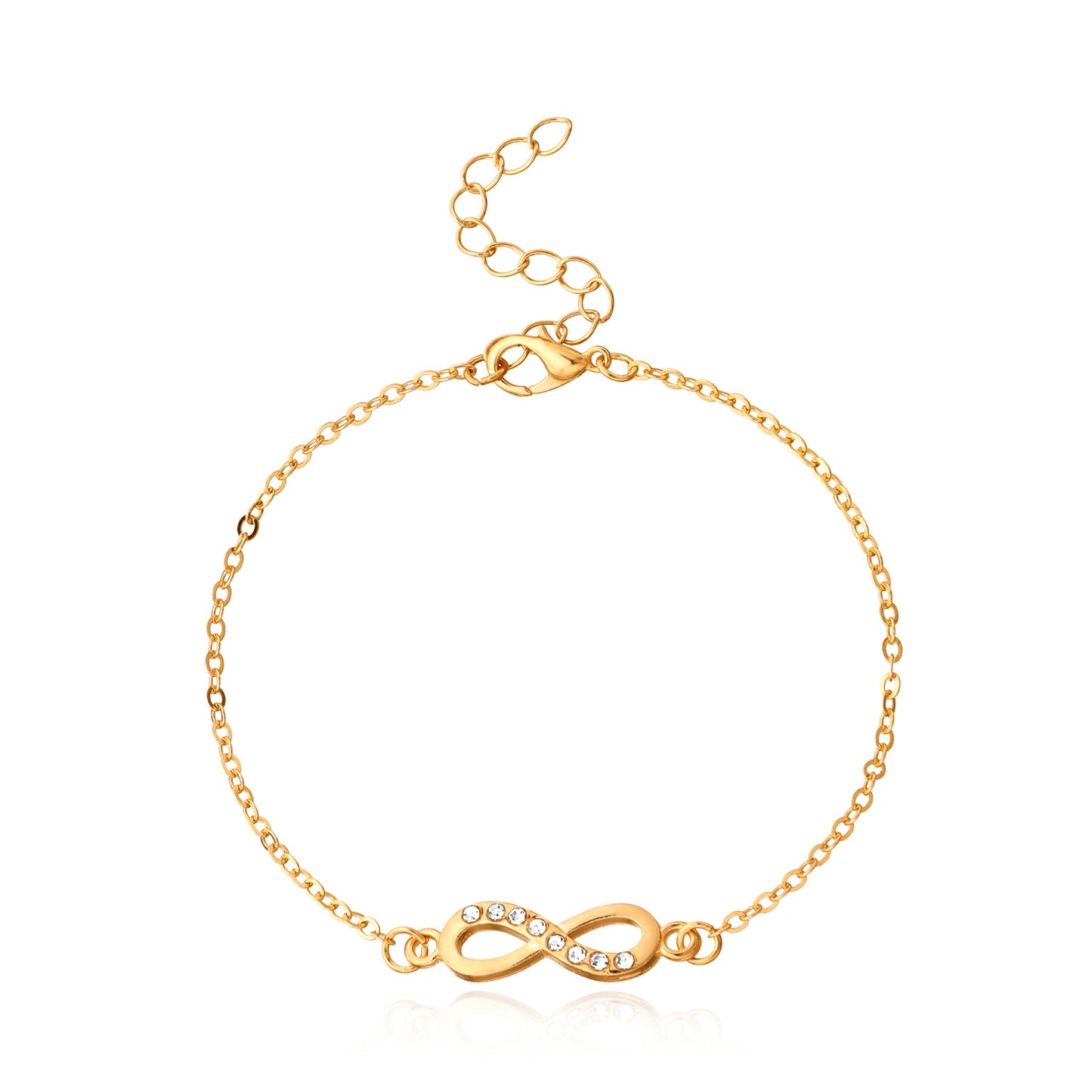 Women's Alloy Diamond Infinite Mori Personality Simple Bracelets