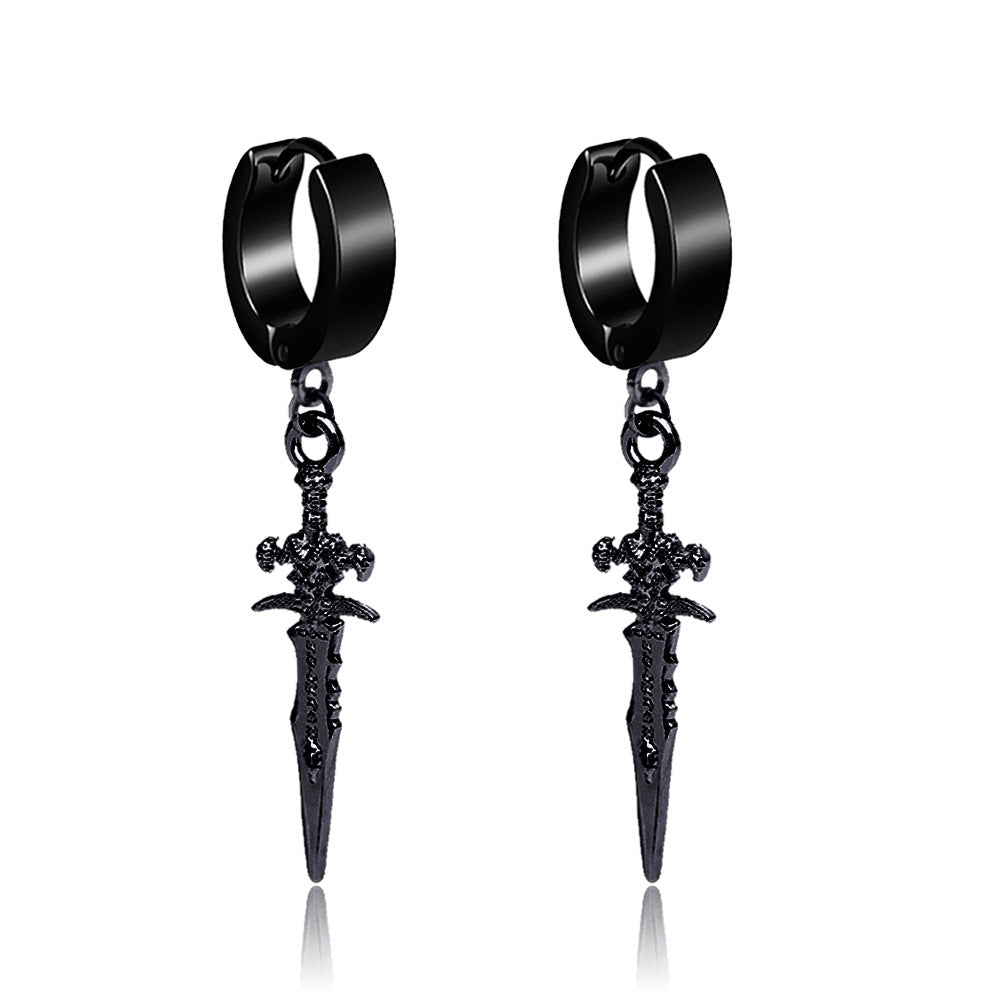 Men's Arrow Personalized Hip Hop Street For Earrings