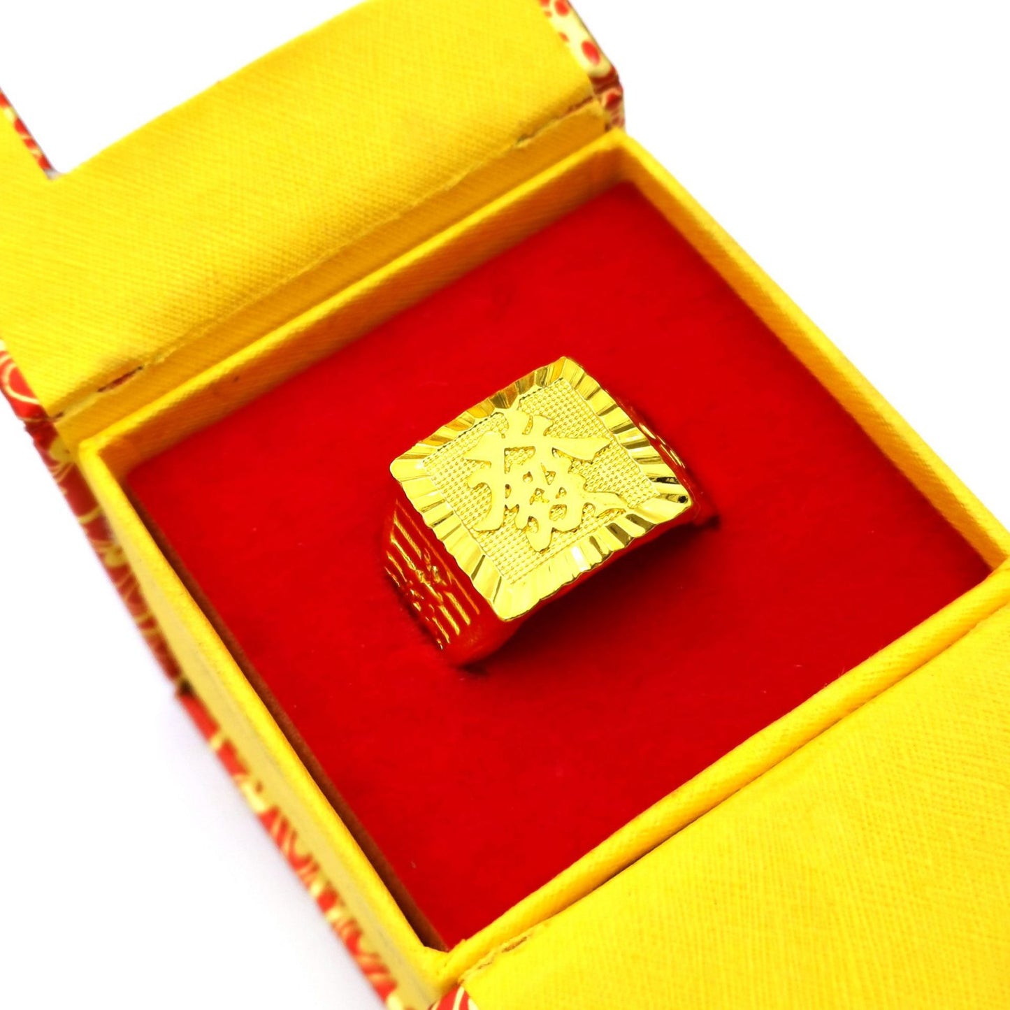 Men's Man's Gold Plated Square Vietnam Placer Bracelets