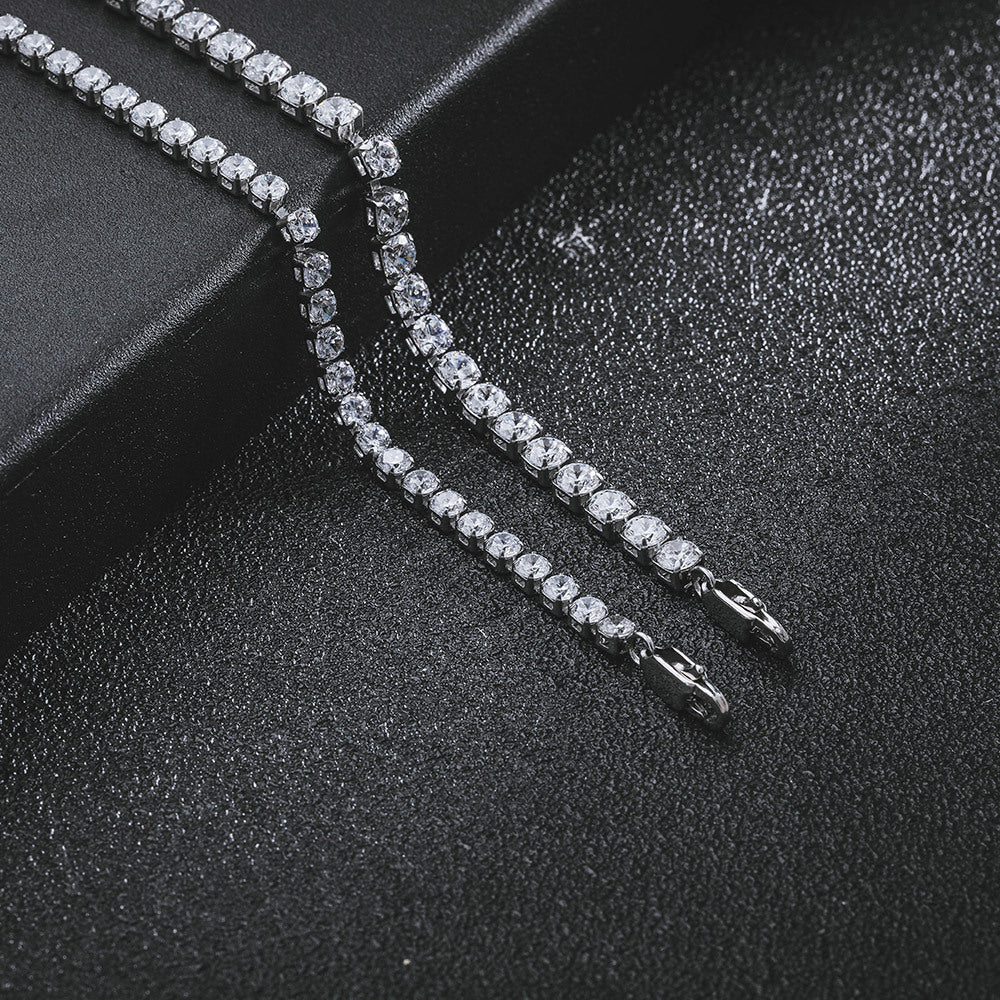 Women's & Men's Single Row Diamond Zircon Fashion Hip Bracelets