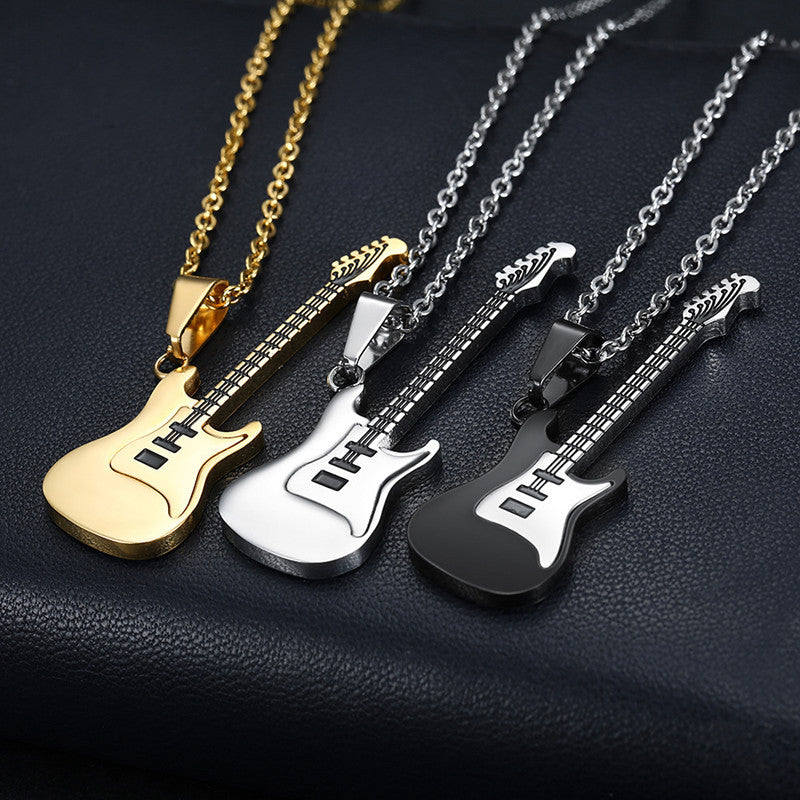 Women's & Men's Hop Titanium Steel Rock Korean Style Personalized Jewelry Necklaces