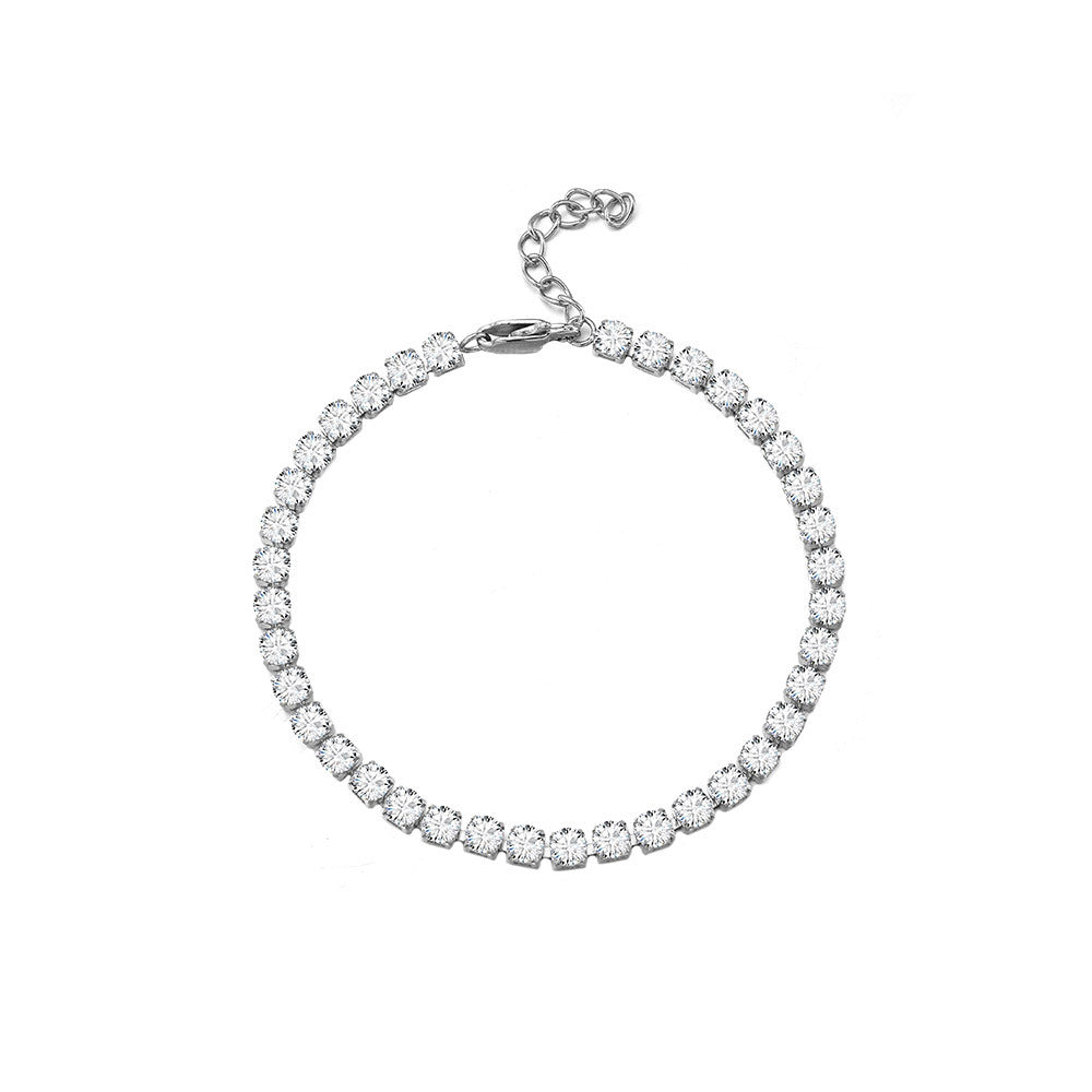 Women's & Men's Single Row Diamond Zircon Fashion Hip Bracelets