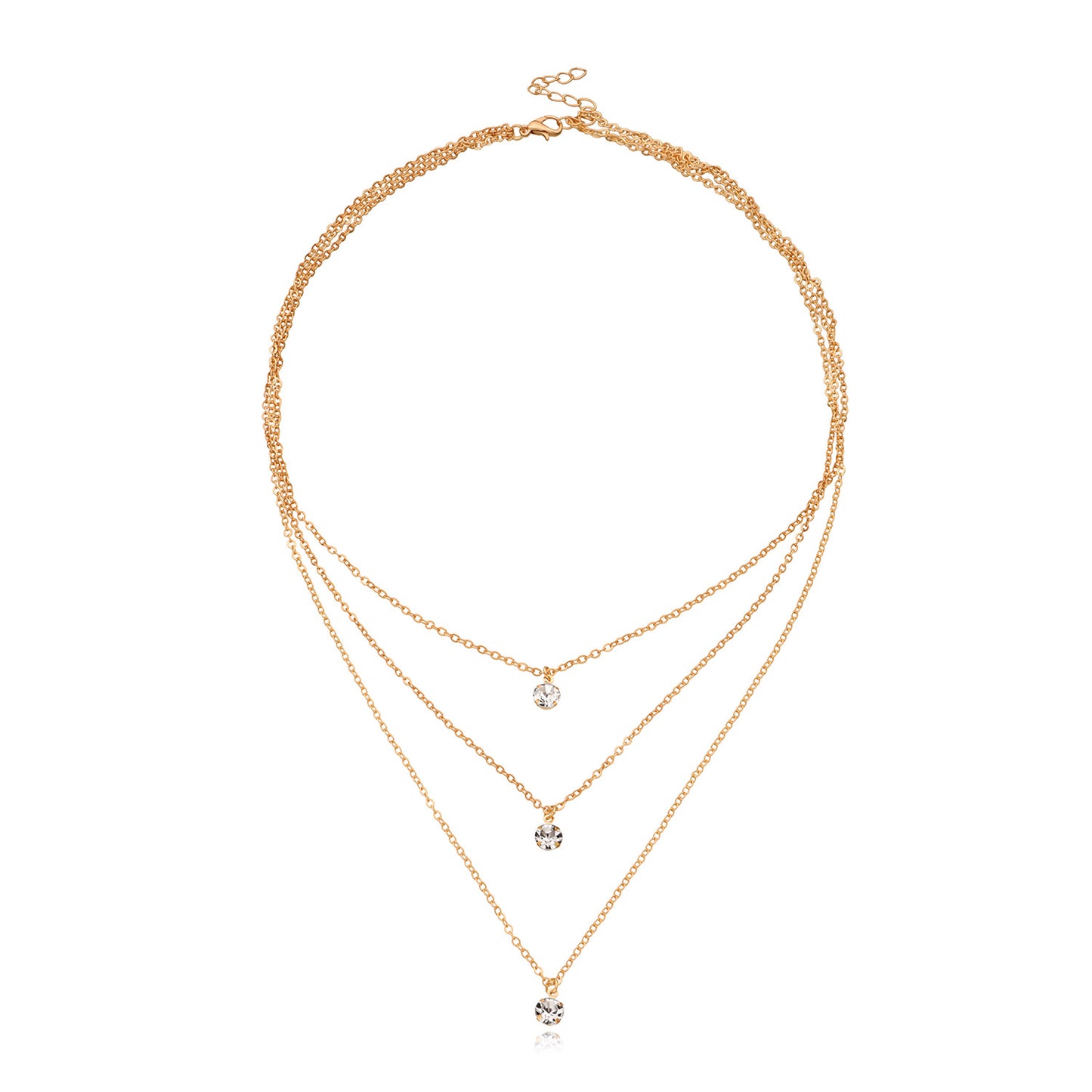 Women's Ornament Fashion Handmade Rhinestone For Popular Necklaces