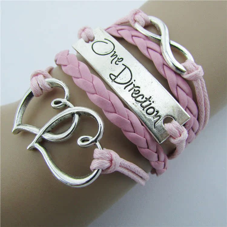 Ornament Romantic Password Words Unlimited Wax Rope Bracelets