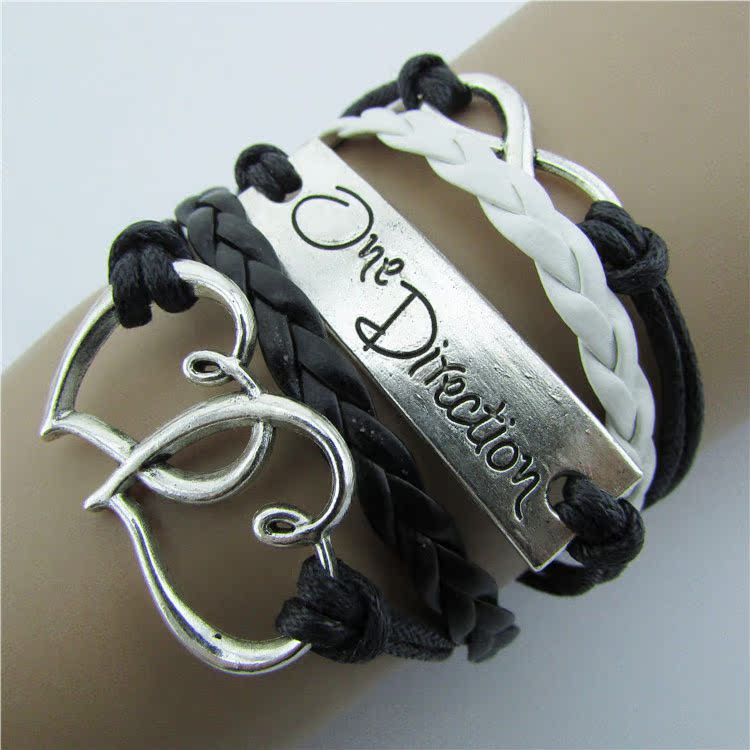 Ornament Romantic Password Words Unlimited Wax Rope Bracelets