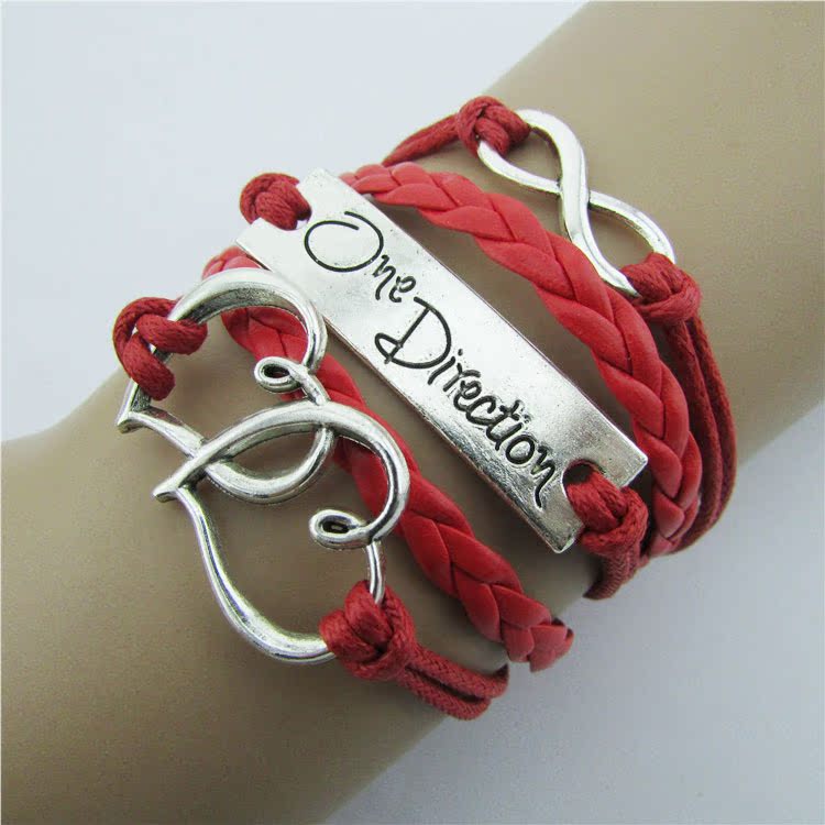 Ornament Romantic Password Words Unlimited Wax Rope Bracelets