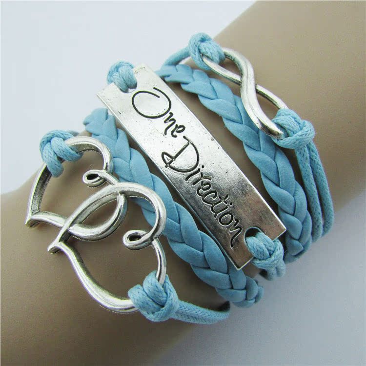 Ornament Romantic Password Words Unlimited Wax Rope Bracelets