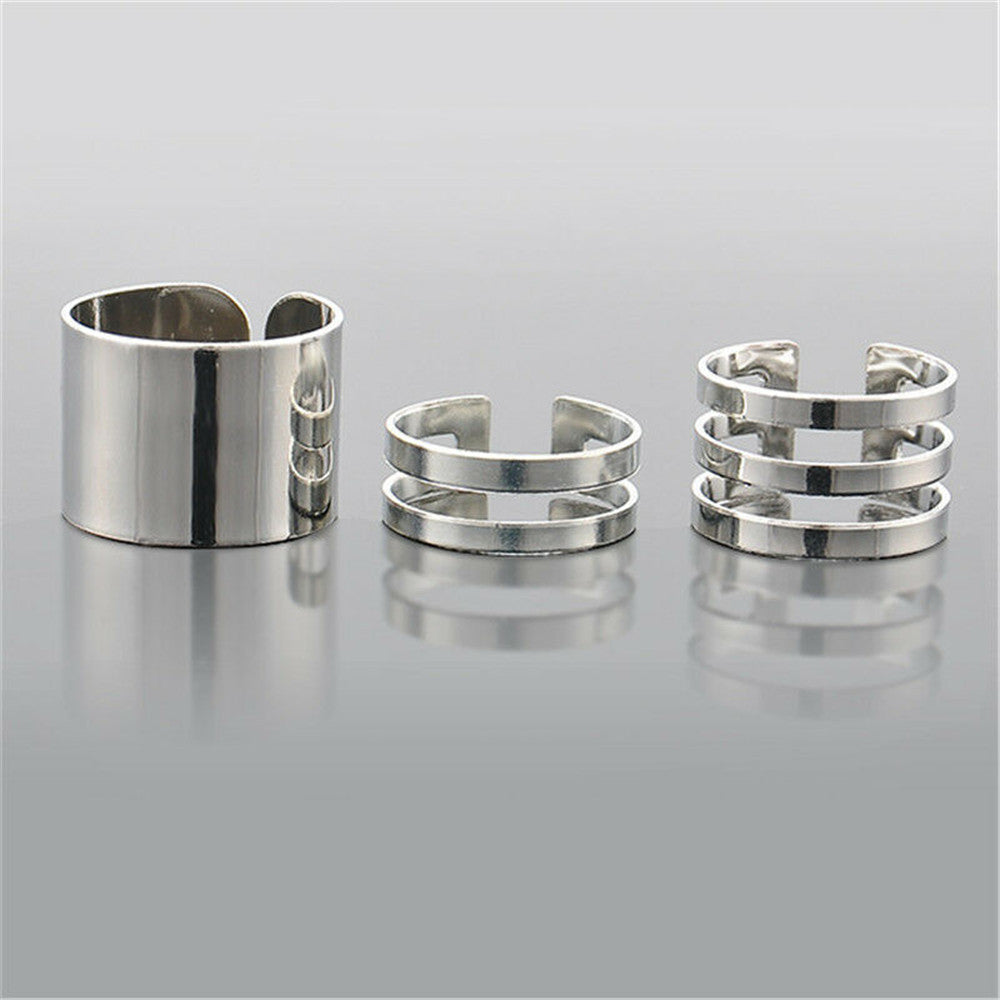 Ornament Master's Sun Simple Opening Three-piece Bracelets