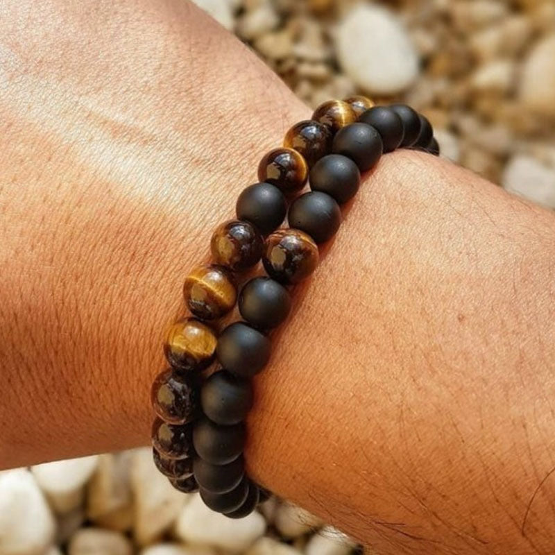 Men's Fashion Luxury Charm Hand Zircon Head Bracelets