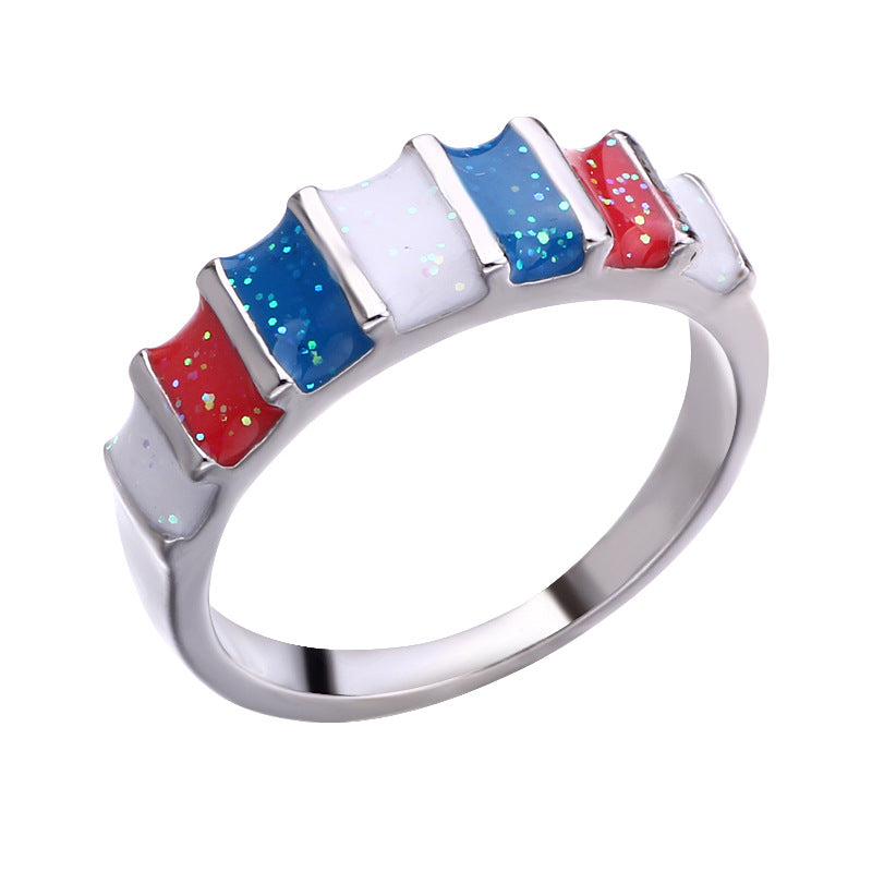 Women's Artificial Opal Wedding Ornament Jewelry Rings