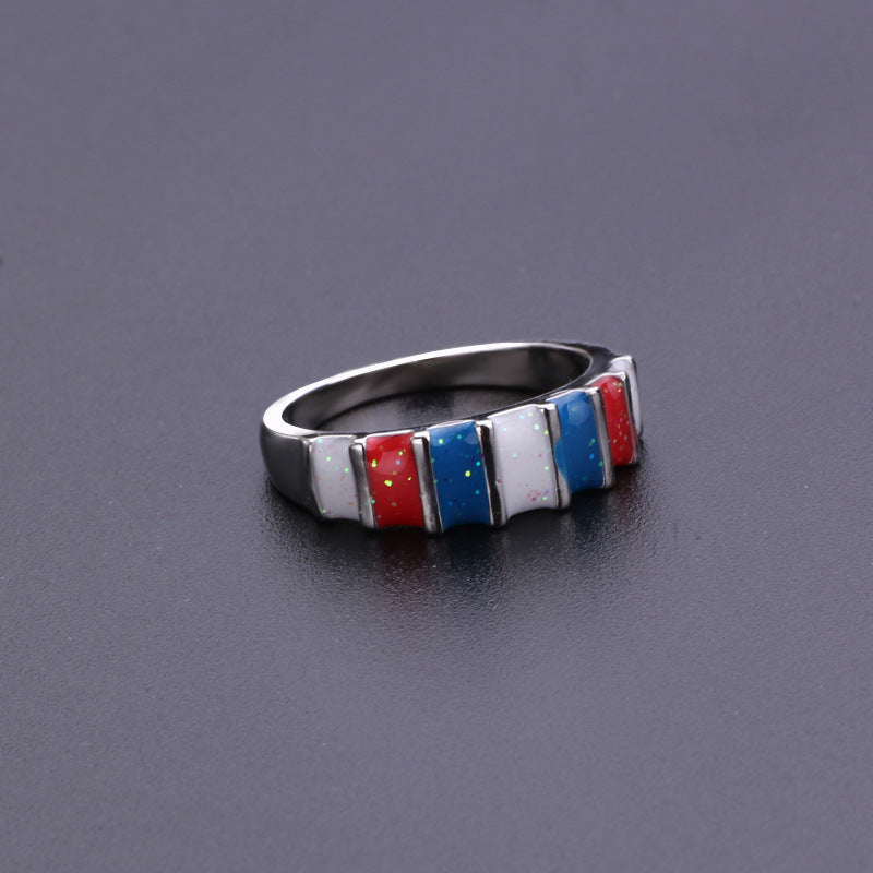 Women's Artificial Opal Wedding Ornament Jewelry Rings