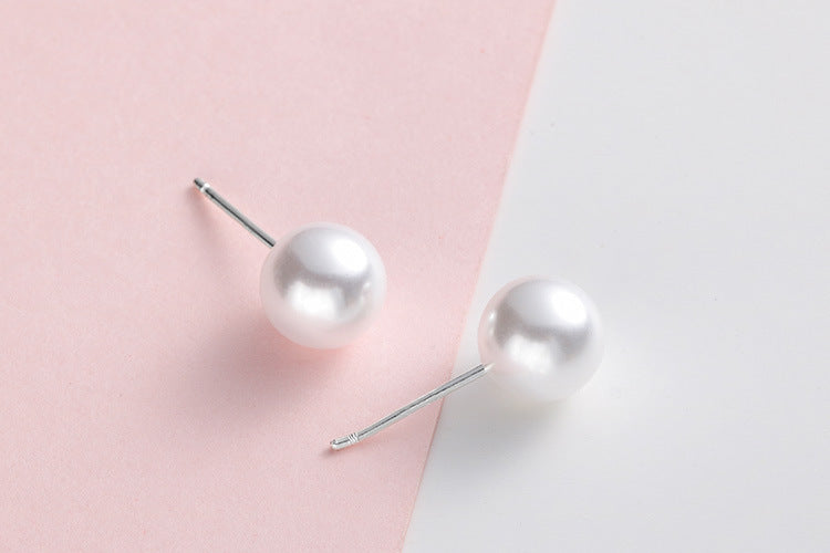 Ear Pin Three Colors Small Exquisite Natural Freshwater Stud Earrings