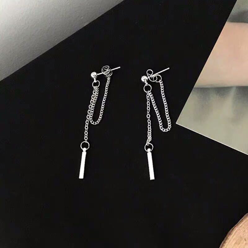Women's Chain For Personalized Cold Style Ear Clip Cool Temperament Korean Stud Earrings
