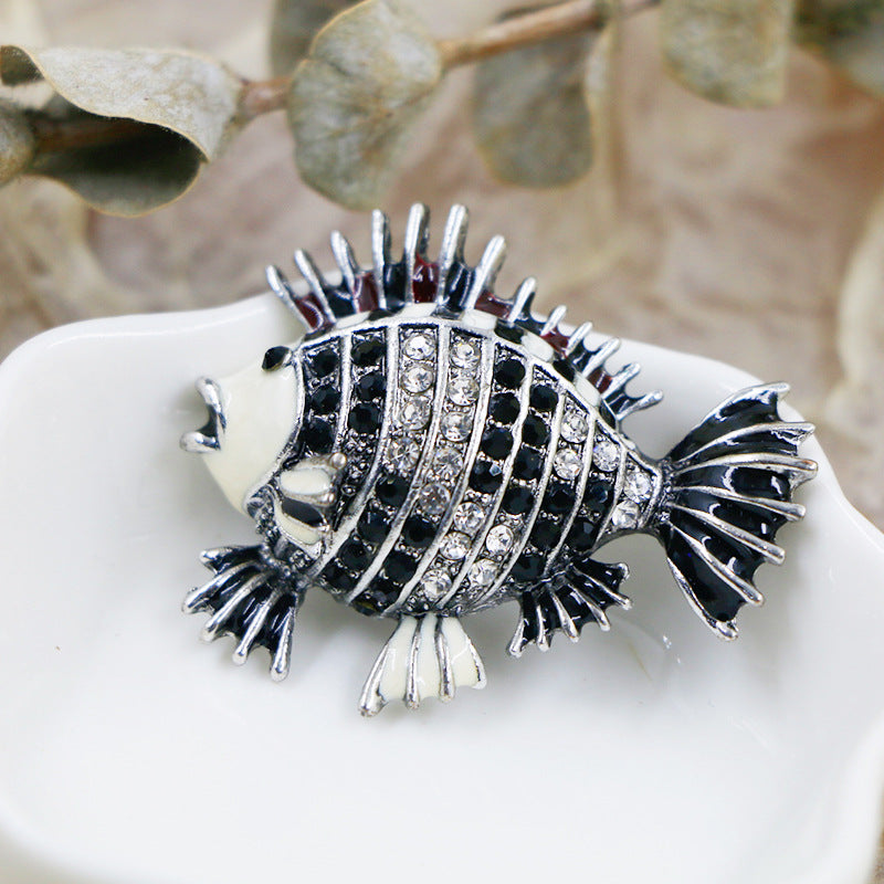 Cute Animal Series Owl Flower Bird Brooches