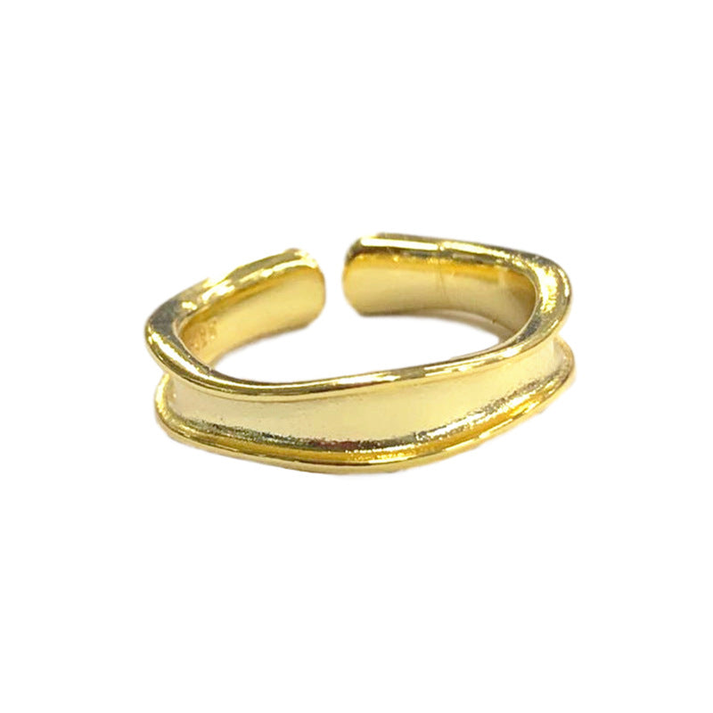 Exaggerated Irregular Concave Female Fashion Personality Rings